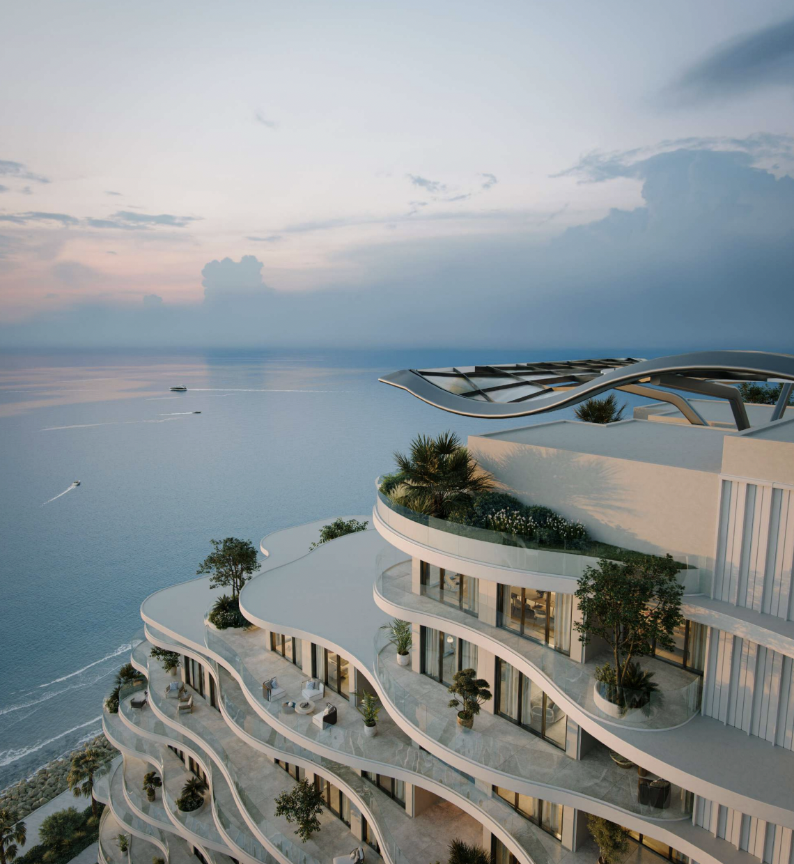 Agency 8 modern beachfront residence exterior