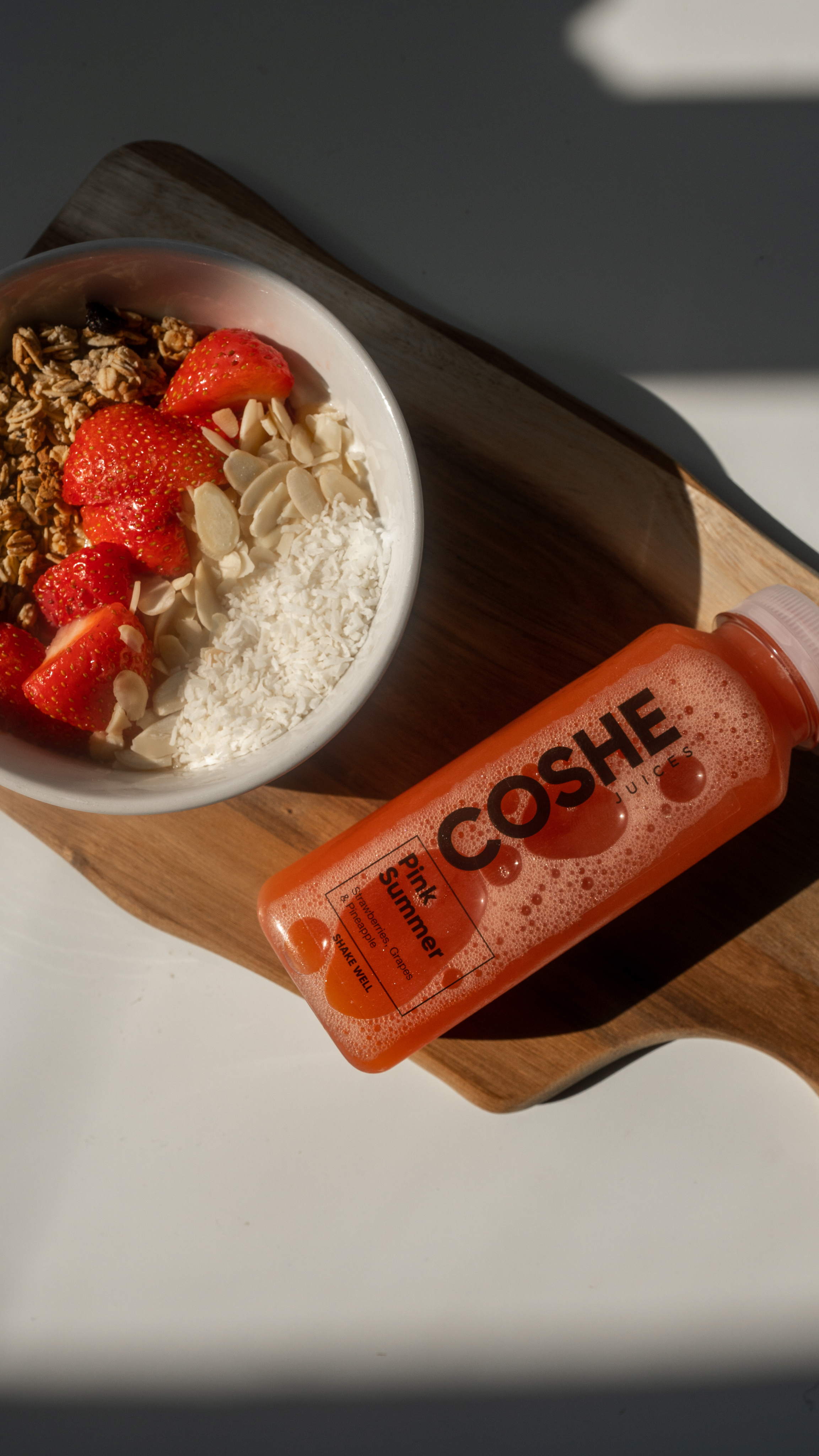 Coshe Juices wellness brand lifestyle