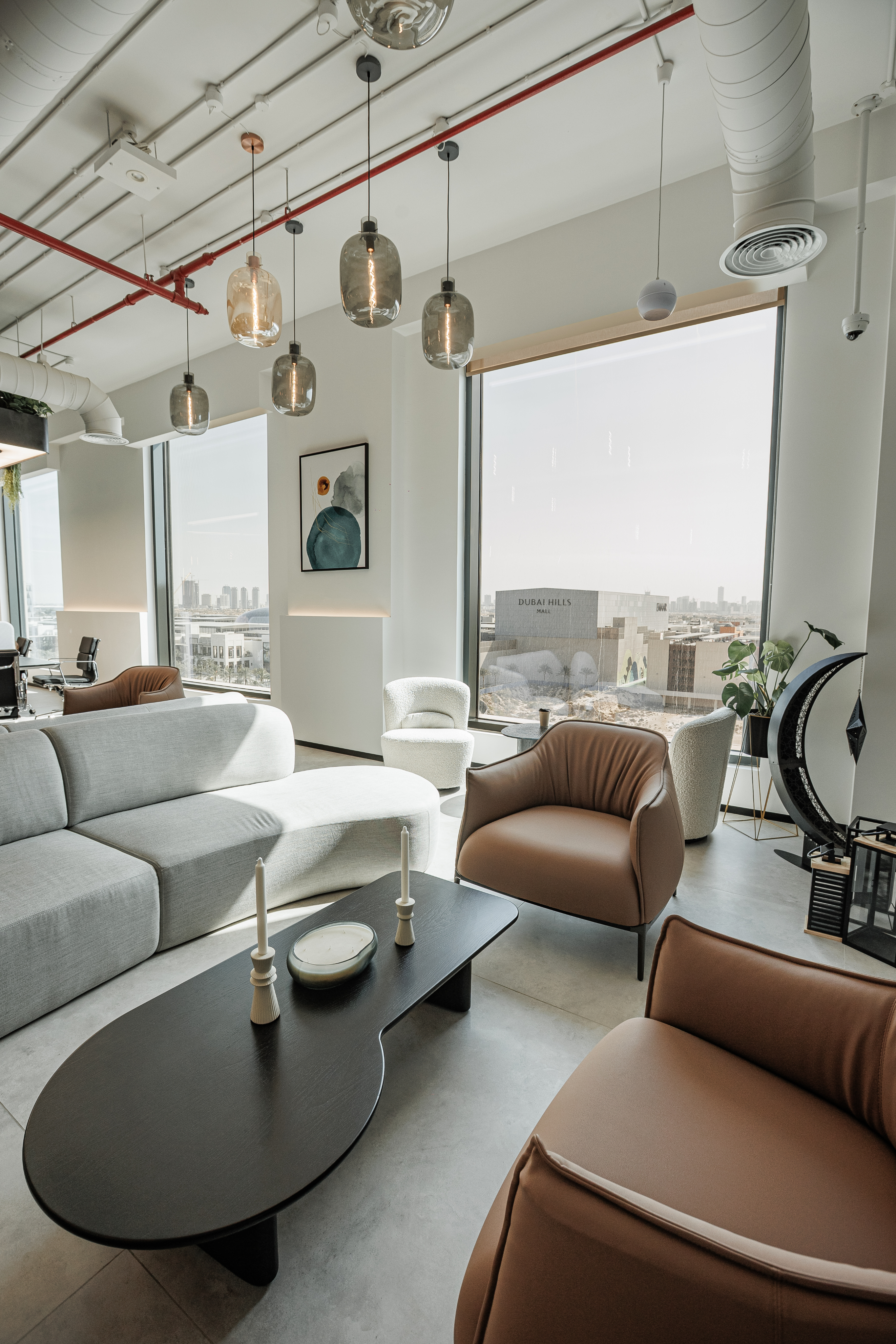 Flowork private office lounge detail